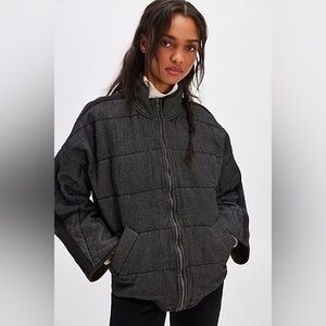 🎈FLASH SALE $149 🎈  Free People Tweed Bomber Warm Jacket